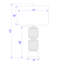 Lampe de table transparente 27,75 po-1398497537