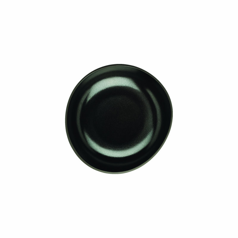 Junto Handmade Stoneware Appetizer Plate, Slate Gray
