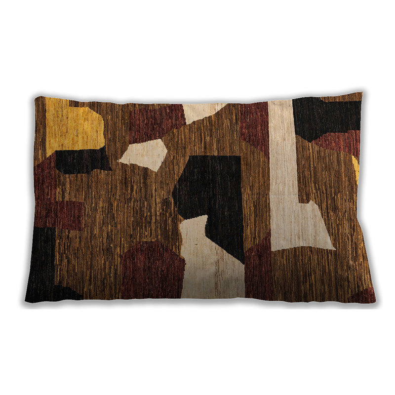 Coussin lombaire Abstract 1828, Microsuède