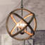 Lustre en bois 4 lumières Mazhar