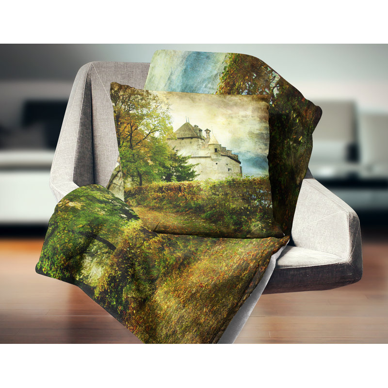 Coussin Landscape, 18 po x 18 po, Carré