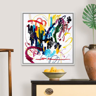 «Live It up» par Joshua Schicker, reproduction d'art graphique sur toile