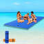 Tapis flottant, mousse XPE résistante à la déchirure à 3 couches, tapis de nénuphar géant pour piscine de loisirs nautiques, convient à plusieurs utilisateurs-100913874-100913879