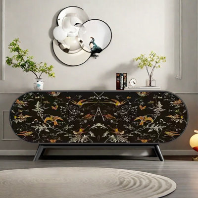 Double Drawer Double  Door Storage Cabinet