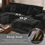 Canapé modulaire combiné avec fauteuil inclinable, canapé-lit minimaliste, siège profond, aucun assemblage requis pour un confort instantané