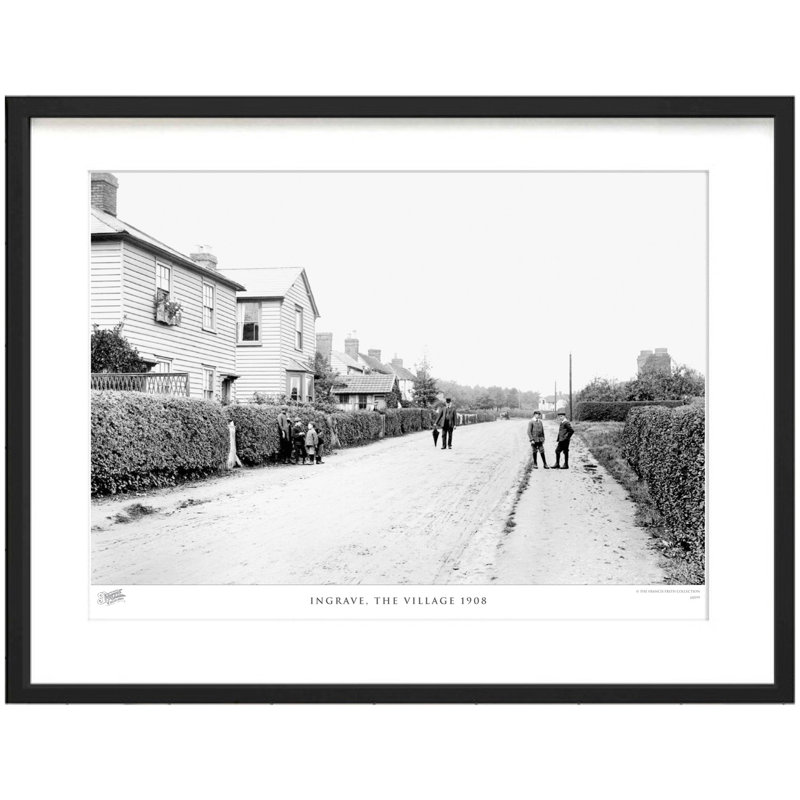 Ingrave, The Village 1908 by Francis Frith - Single Picture Frame Print, 45cm H x 60cm W x 2.3cm D