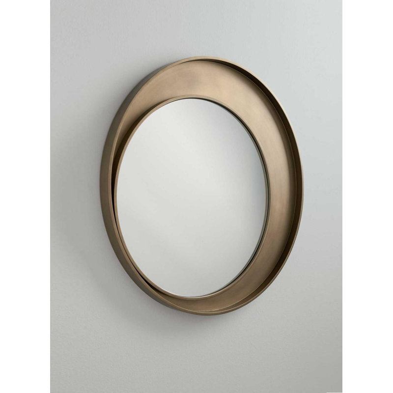 Eclisse Flat Metal Beveled Wall Mirror