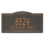 Signature Series 2-Line Wall Address Plaque