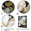 Blanc blanc jaune Magnolias - Patchwork de magnolia encadré-875233422-875233419