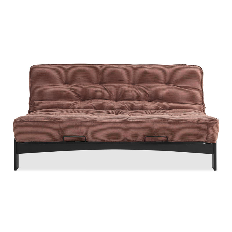 Futon et matelas Mcburney, Velours côtelé Java