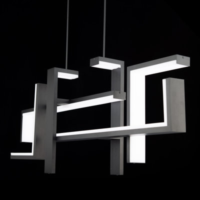 Luminaire suspendu carré à 1 lumière Jackal