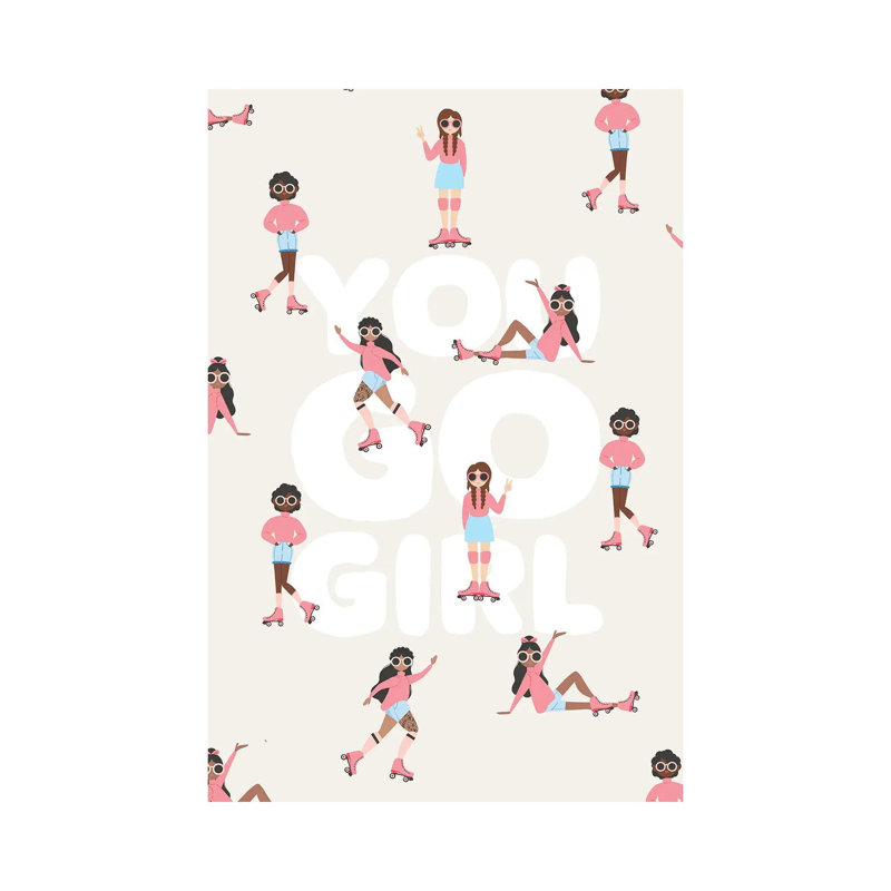 You Go Girl by The Beau Studio - Wrapped Canvas Print, 101.6 cm H x 66.04 cm W x 3.175 cm D