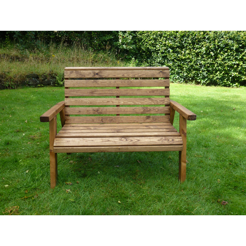 Roda Solid Wood Pine Outdoor Bench