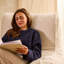 Boucle Bean Bag Chair-1806035097