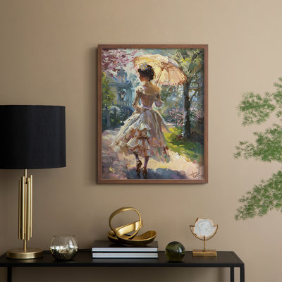 «WOMEN Series DCCXLII», reproduction encadrée - bois massif