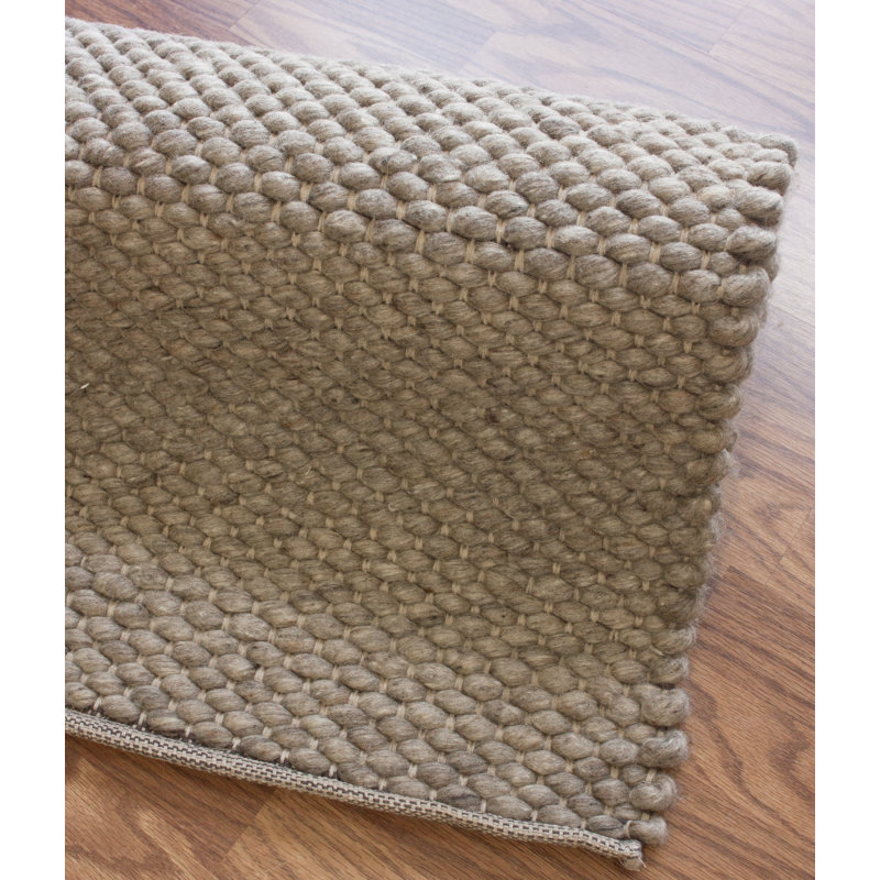 Tapis contemporain naturel à nœuds Hammel, Rectangle 5 pi x 8 pi