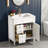 30'' Bathroom Vanity with Ceramic Sink Top-296845246