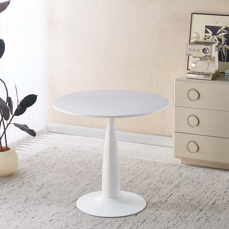 Ensemble de salle à manger 5 pièces, table de salle à manger moderne en MDF avec 4 chaises transparentes
