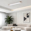 Modern Linear Wood Dimmable LED Flush Mount with Remote-598883533-746111814