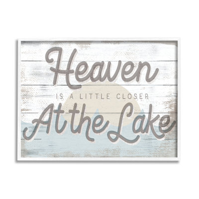 " Heaven's Closer At The Lake Phrase Sunrise Waves " by Daphne Polselli