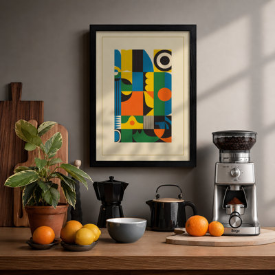 Harmony Geometric - Framed Print
