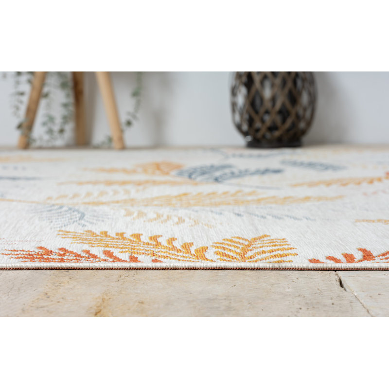Amreen Floral Indoor / Outdoor Area Rug, Rectangle 200 x 300cm