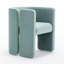 Fauteuil d'appoint en tonneau large de 24 po Jaimyn-1033727570