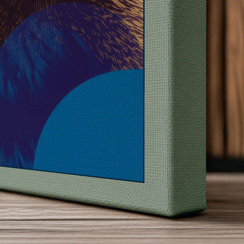 Badger Bold Modern - Wrapped Canvas, 18x12 - 45.7 x 30.5 cm, Sage Border