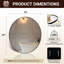 Miroir de salle de bain Kaitlee Cadre en acier inoxydable-1729450626-1711435851-1727364440