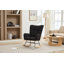 Chaise berçante rembourrée Modern-990239968