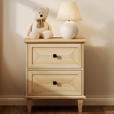 Ensemble de table de chevet 2 tiroirs WAMPAT