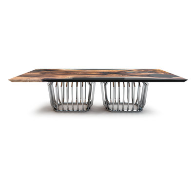 Kastalia Walnut Wood Dining Table