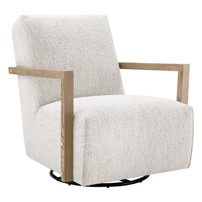 Fauteuil d'appoint pivotant rembourré Camino