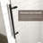 60 in. W X 74 in. H Soft Close Single Sliding Frameless Shower Door with 5/16 in. (8mm) Clear Tempered Glass-108572037