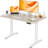 Electric Height Adjustable Standing Desk with Hooks-1887789159-1941472235