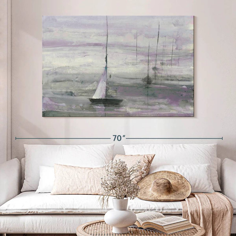 Mehar Ice Sailing Purple, 34" H x 51" W