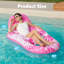 Chaise de piscine gonflable avec repose-pieds-97744162