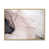 Toile avec cadre flottant brun