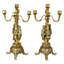 2 Piece Resin Tabletop Candelabra Set
