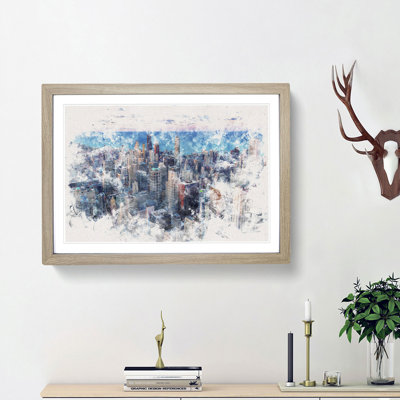 The Beauty of the Chicago Skyline - Picture Frame Painting Print