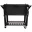 Glacière Permasteel avec séparateur, capacité de 80 pte spacieuse, frissons 36 heures, plateau de service, glacière à roulettes pour le divertissement intérieur et extérieur, noir-116395589-14712026