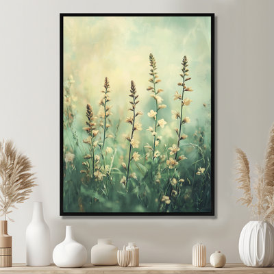 Art sur toile, "Green Country Wildflowers Dream"