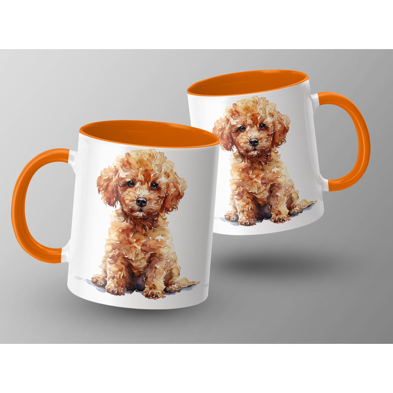 Ceramic Coffee Mug, Orange