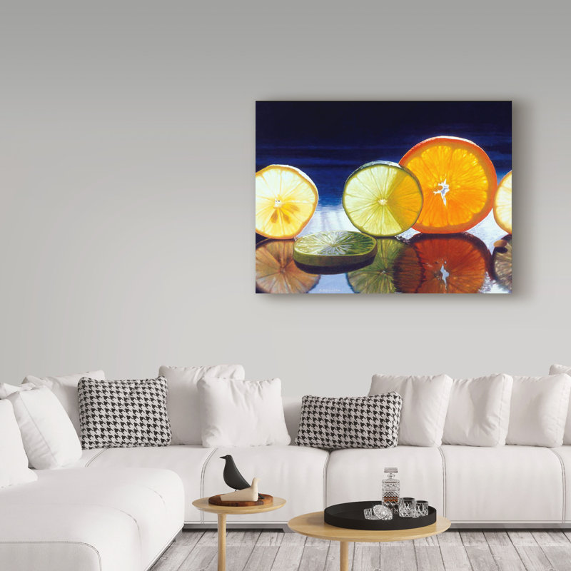 " Juicy Fruit " by Cecile Baird, 14" H x 19" W x 2" D