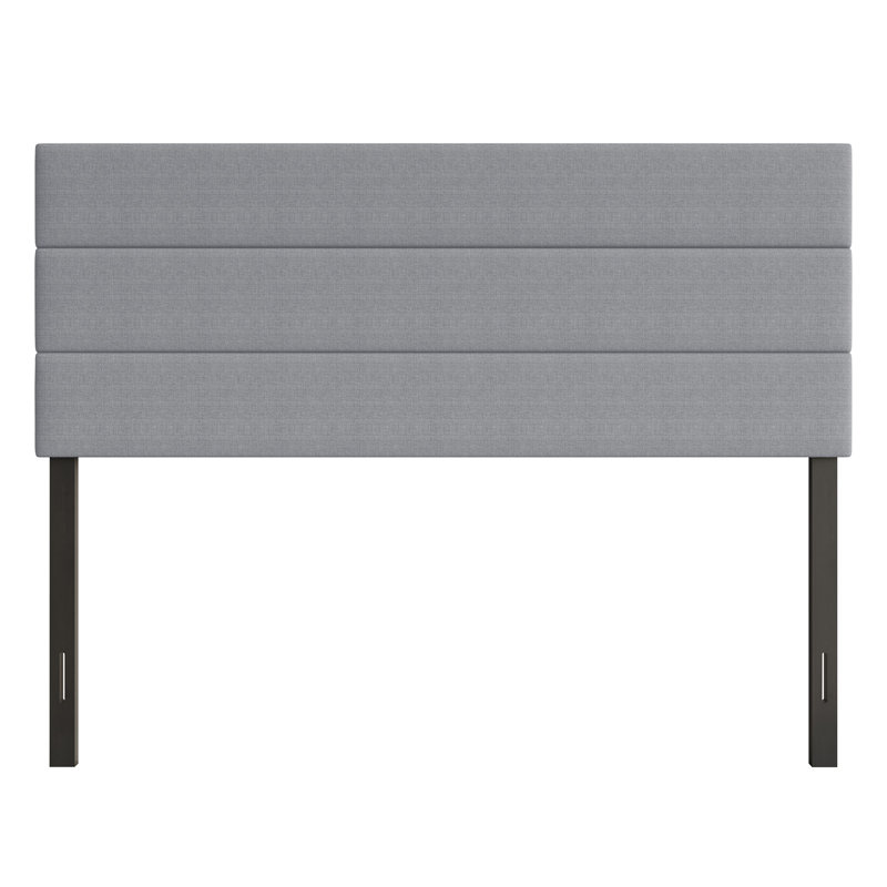 Farmersville Upholstered Headboard, Gray, Queen