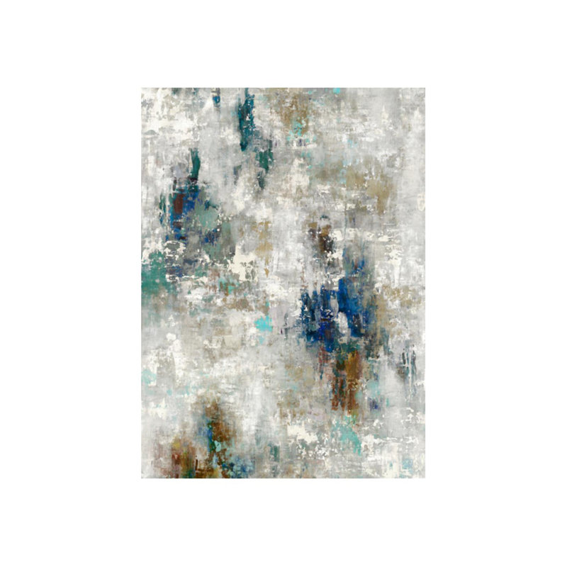 Tracing Illusion Painting by Emma Brooks, 16" H x 12" W x 1.5" D, Knife Gel