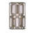 Hexly Steel Flush Mounted Sconce