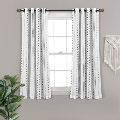 Semi Sheer Curtain Pair