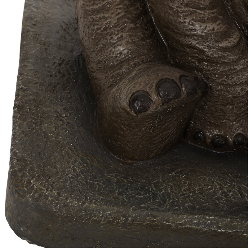 Support de parasol en béton gris - 17,49 po Hauteur, 13,88 carrés, 63,62 lb, base robuste gris, grand, carré