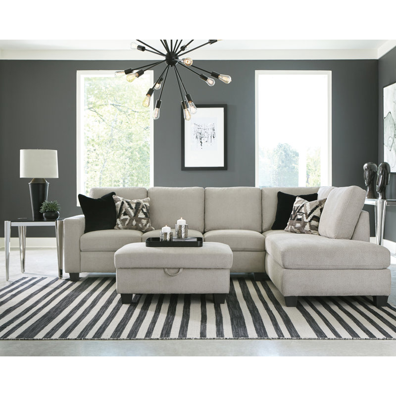 Repose-pieds avec rangement 38,5 po Mattingley